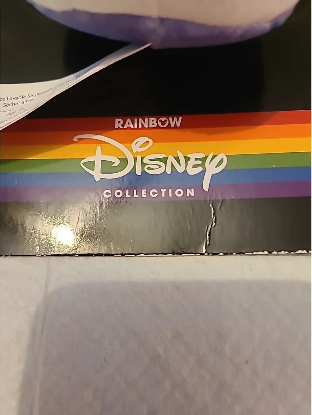 Disney Rainbow Collection Minnie Mouse Plush Keychain Clip-on Hanger LGBTQ